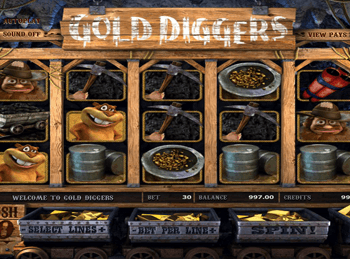 Играть на деньги в Gold Diggers